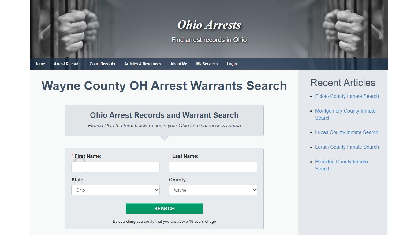 Wayne County OH Arrest Warrants Search - Ohio Arrests